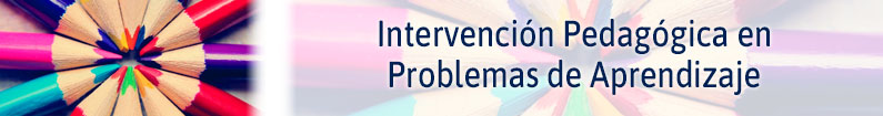 Banner - Intervención Pedagógica en Problemas de Aprendizaje
